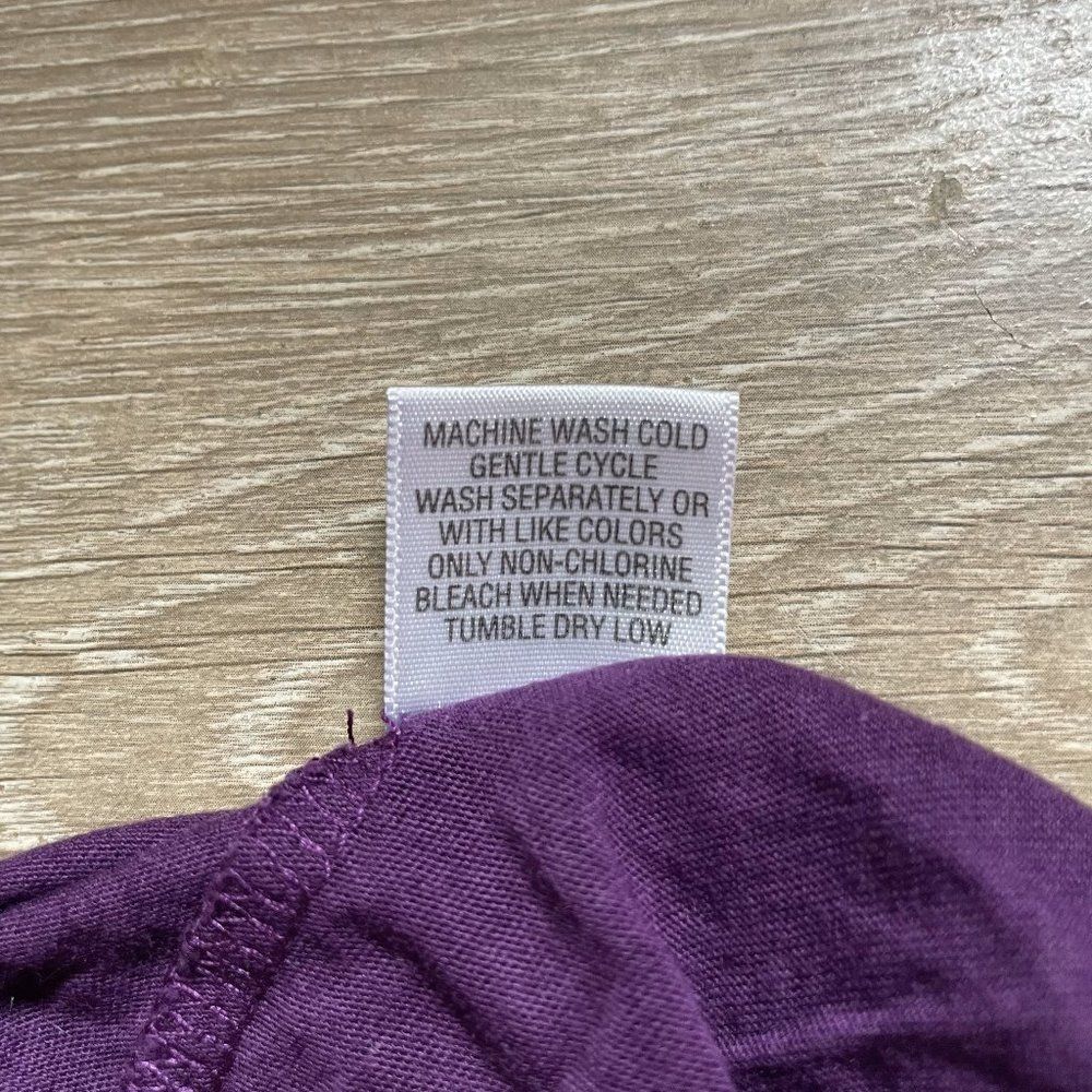 Studio Works Vivid Purple Scoop Neck T-Shirt, Petite L - Picture 9 of 9